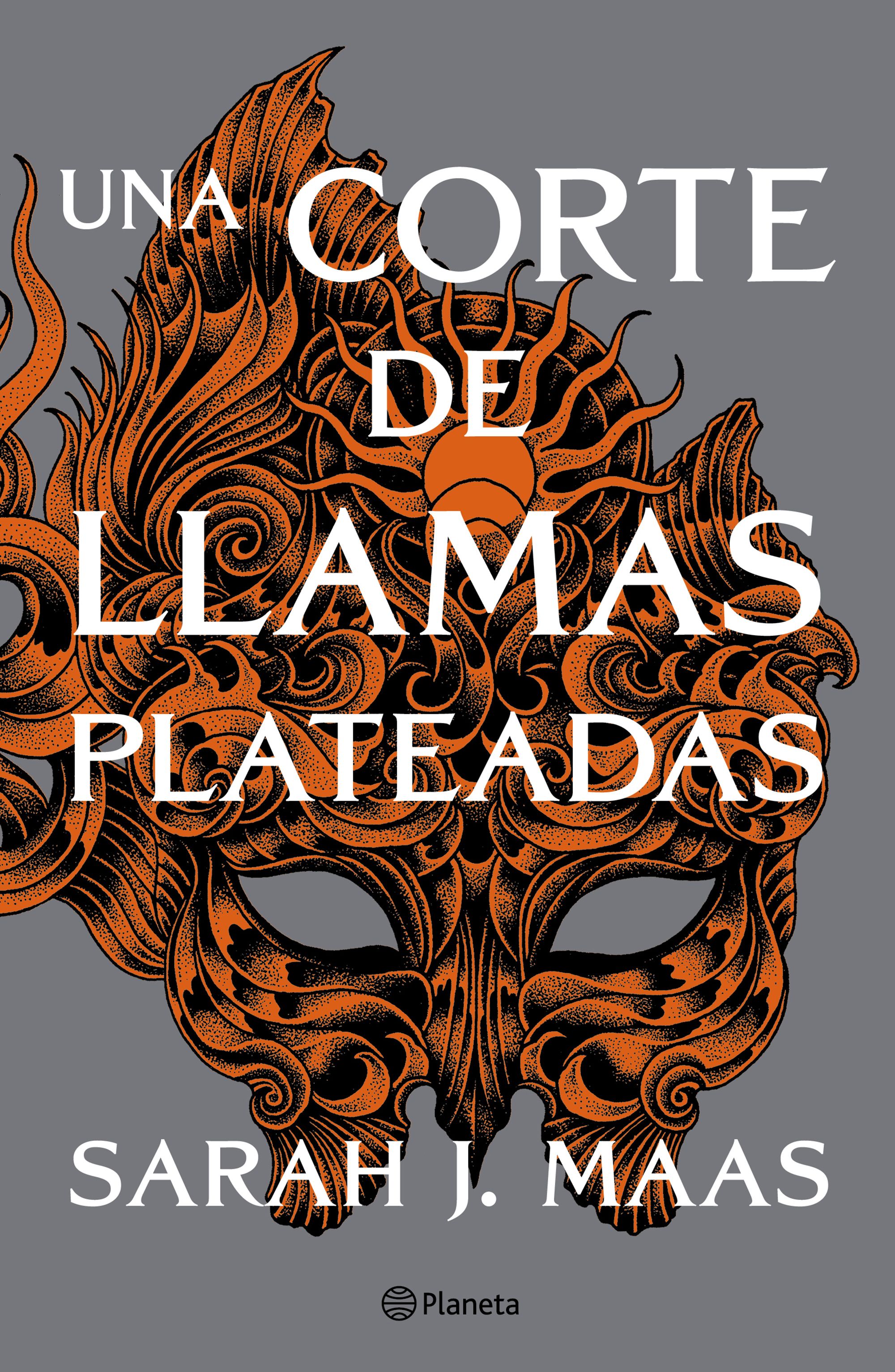 Corte de llamas plateadas, una 