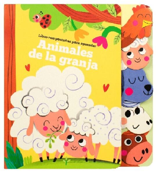 Libro con pestañas para aprender: Animales de la granja
