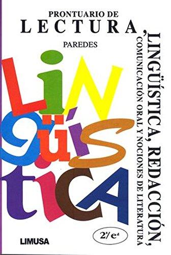 Prontuario de lectura, lingüística y redacción