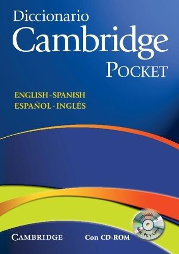 Diccionario bilingüe Cambridge spanish-english with cd-rom pocket edition