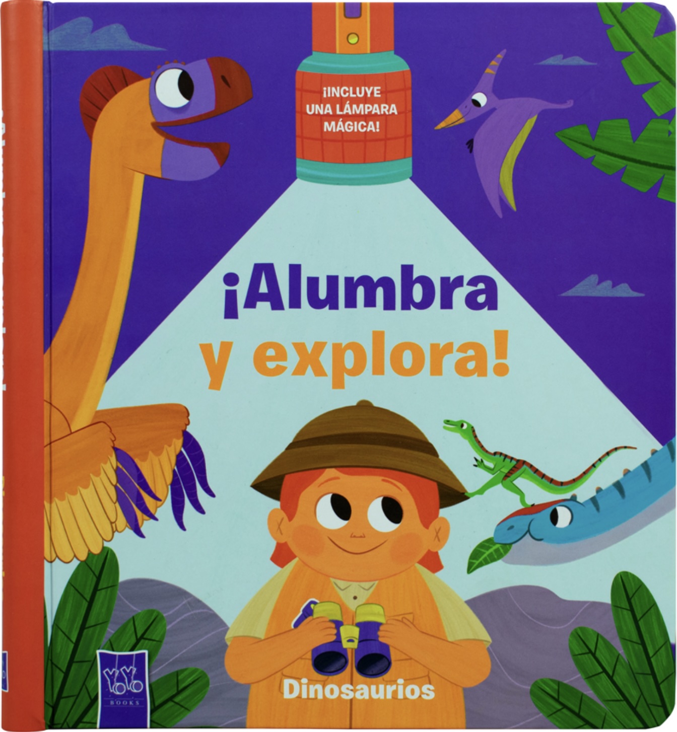 ¡Alumbra y explora! Dinosaurios