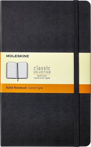 Classic collection ruled notebook gde (negro)