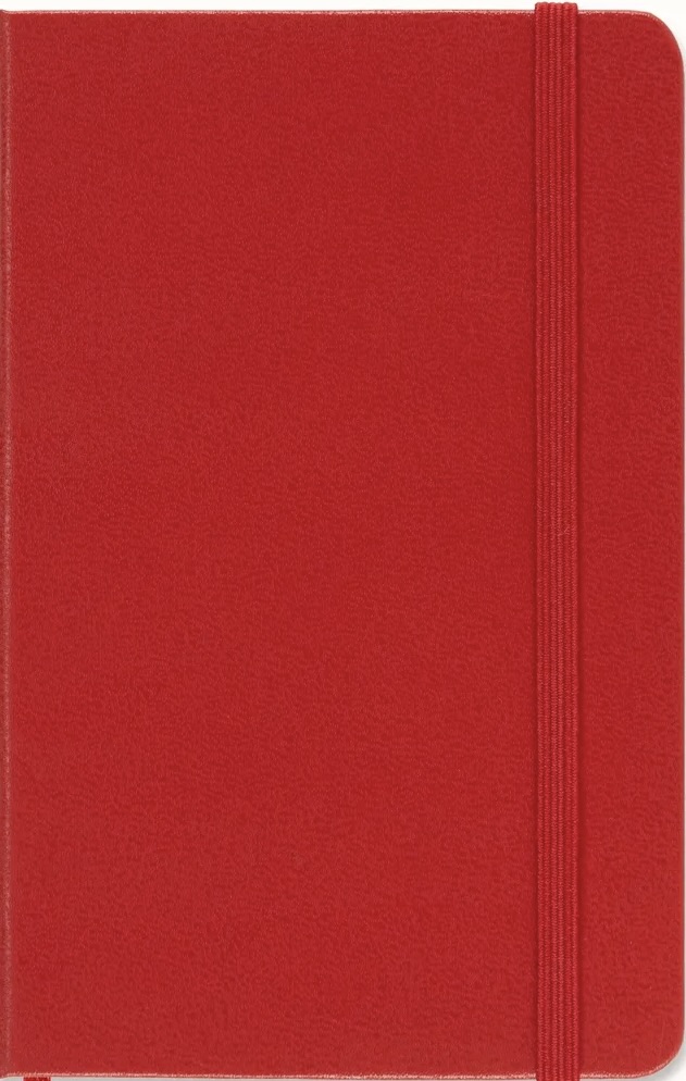 Classic collection ruled notebook ch (rojo)