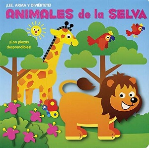 Animales de la selva ¡lee, arma y diviértete!