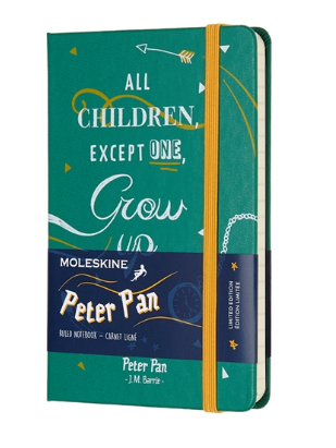 Peter Pan ruled notebook ch (verde)