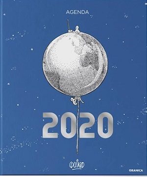 Agenda encuadernada 2020 quino (modelo color azul)