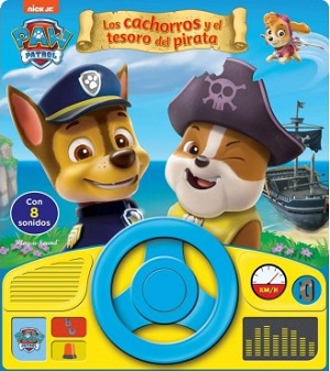 Libro con volante paw patrol