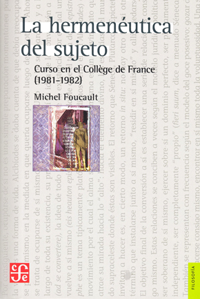 Hermenéutica del sujeto, la
