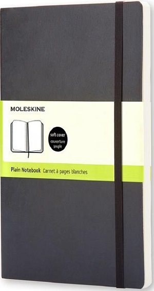 Plain notebook gde (negro)