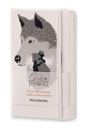 Game of thrones plain notebook ch (blanca)