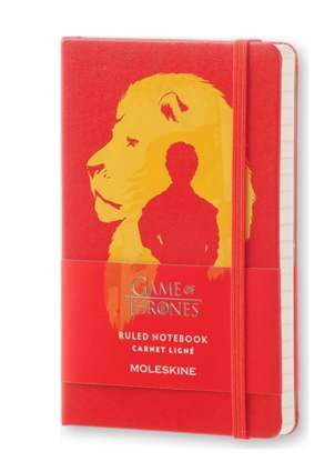 Game of thrones ruled notebook ch (roja)
